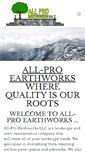 Mobile Screenshot of allproearthworks.com
